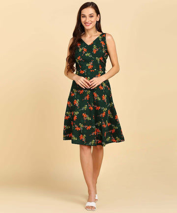 Trendy Printed American Crepe Kurti